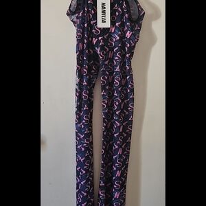 NAMILIA Women's Vibrant Purple Jumpsuit